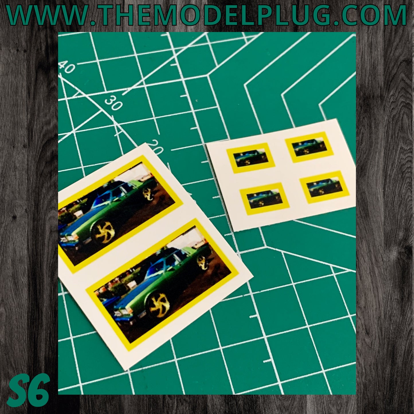 1/25 Scale - TMP 7" Universal Mount Screen Sticker Overlays (S6)