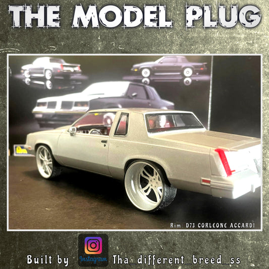 1/25 Scale - TMP CORLEONE ACCARDI D73 in 26"-30" Donk, Box, G-Body, Big Rims, Bubble