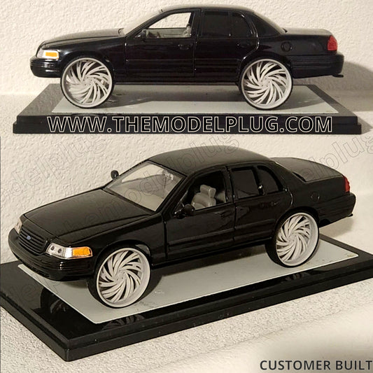 1/25 Scale - ART1S DRACO V2 - D104V2 in 26"-36" Donk, Big Rims. Trucks, SUV