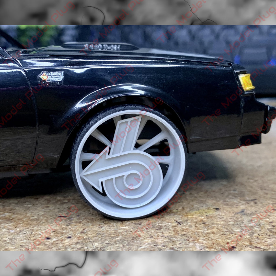 1/25 Scale Spinner & Floater Rims – THE MODEL PLUG