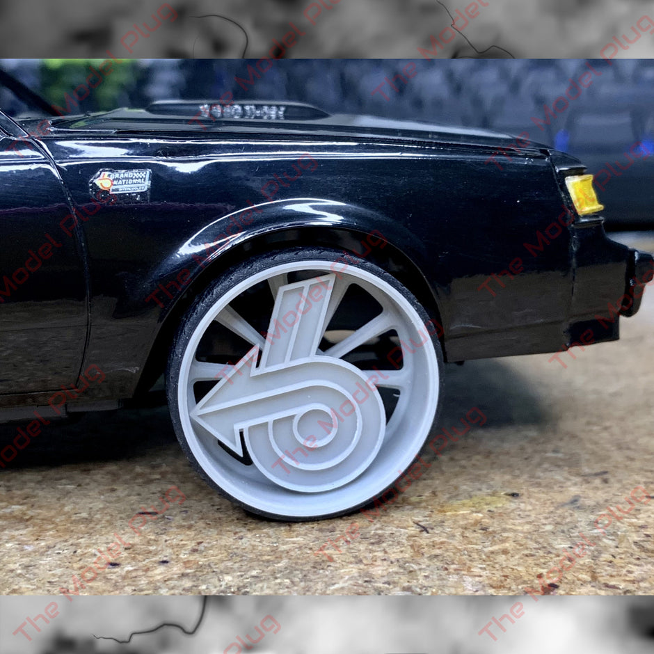 1/25 Scale Spinner & Floater Rims – THE MODEL PLUG