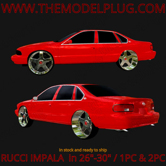 1/25 Scale - RUCC! IMPALA in 26"-30" Impala SS, Bubble, Caprice, Big Rims, B-Body