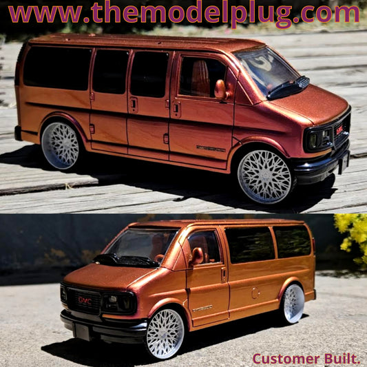 1/25 Scale - TMP D138 Custom in 26"-36" Donk, Big Rims, Box Chevy, G-Body