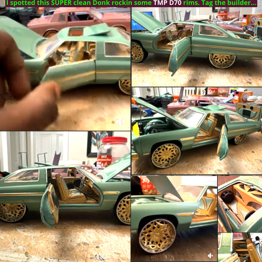 1/25 Scale - TMP D070: Custom in 26"-30" Donk, Big Rims, Box Chevy, G-Body