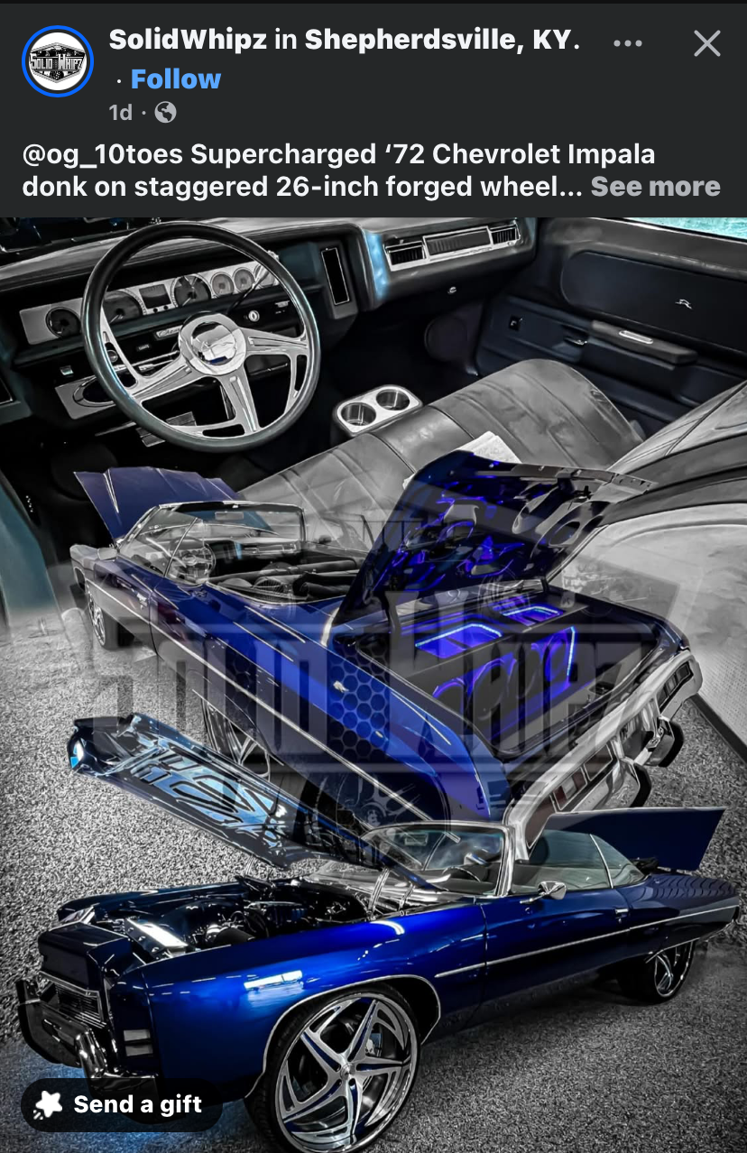 1/25 Scale - SD FORGED "SICKLE" Rims - in 26"-36" Donk, Big Rims, Old Schools, Traditionals, SUV