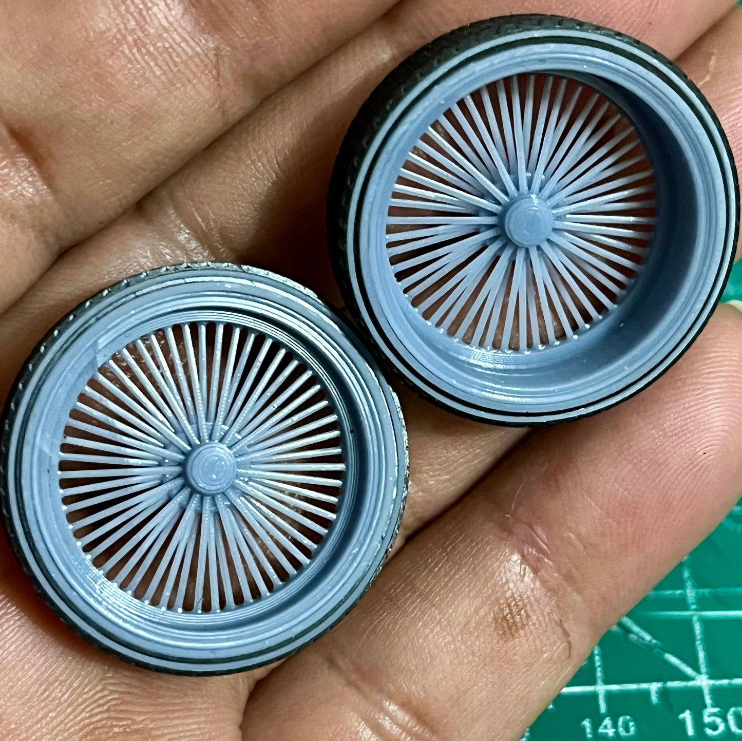 1/25 Scale - 26" TMP Wire Wheels - Donk, Big Rims, Old Schools, Traditionals, SUV
