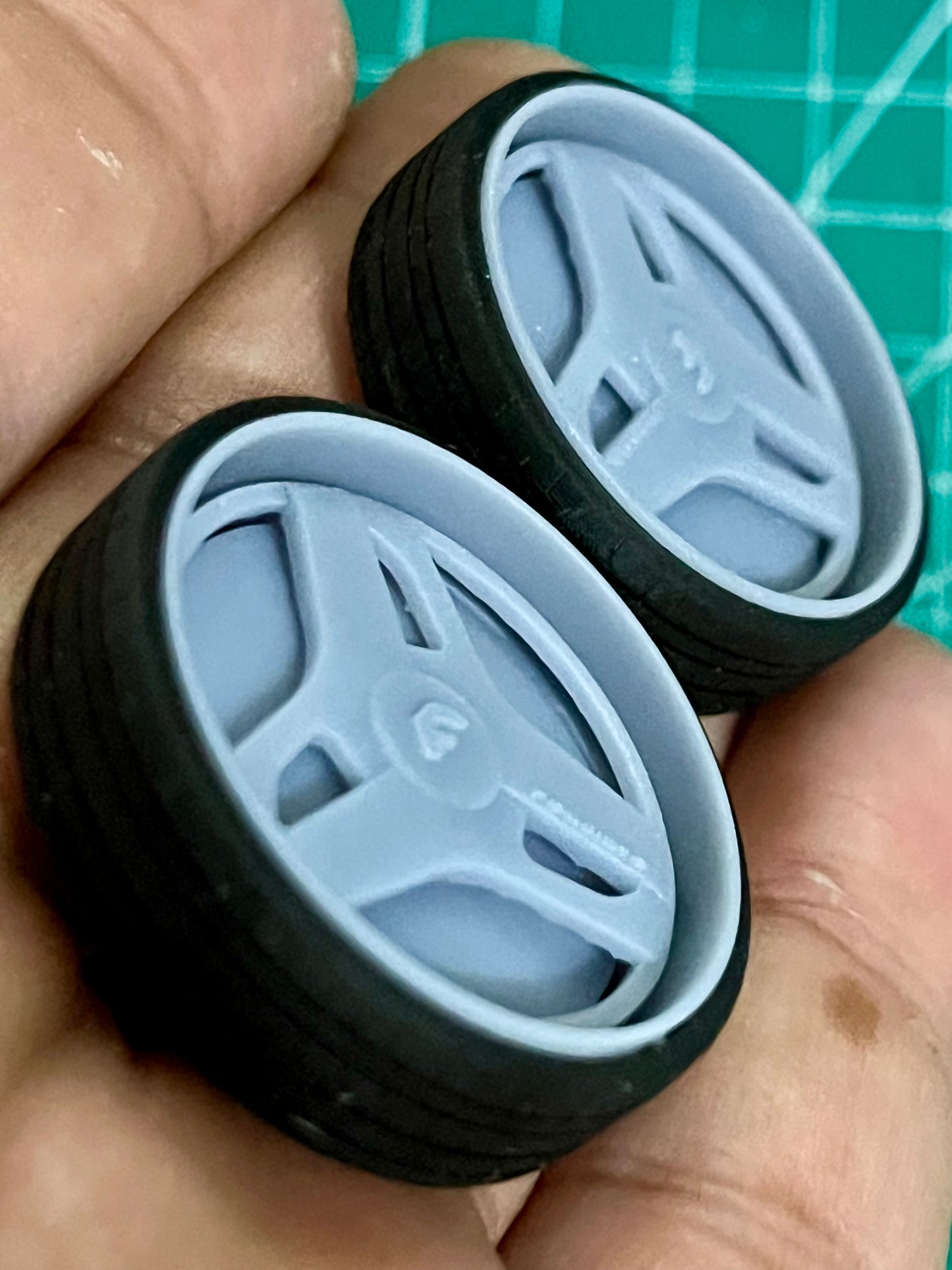 1/25 Scale - Forgiato "713-2" Spinner - in 26"-36" Donk, Big Rims, Old Schools, Traditionals, SUV