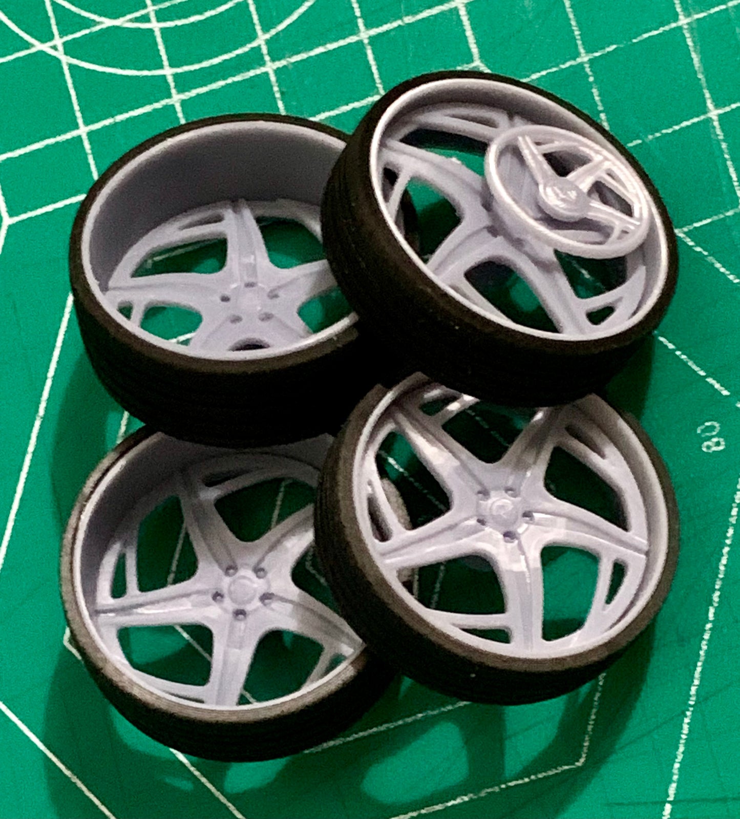 1/25 Scale - SD FORGED "SICKLE" Rims - in 26"-36" Donk, Big Rims, Old Schools, Traditionals, SUV