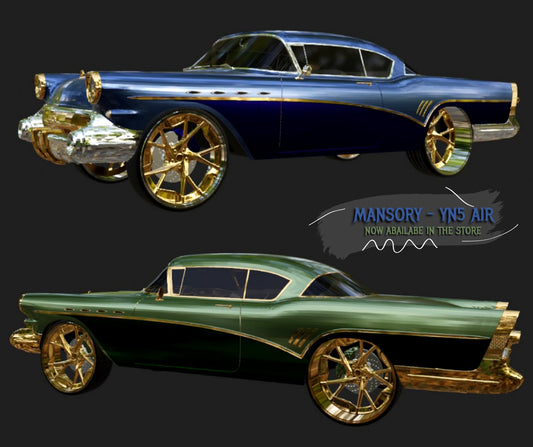 1/25 Scale - MANSORY YN5 AIR - in 26"-36" - Donk, Old School, Traditional, Luxury, Truck, SUV