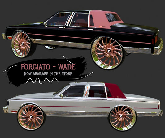 1/25 Scale - FORGI WADE - in 26"-36" Donk, Big Rims, Old Schools, Traditionals, SUV