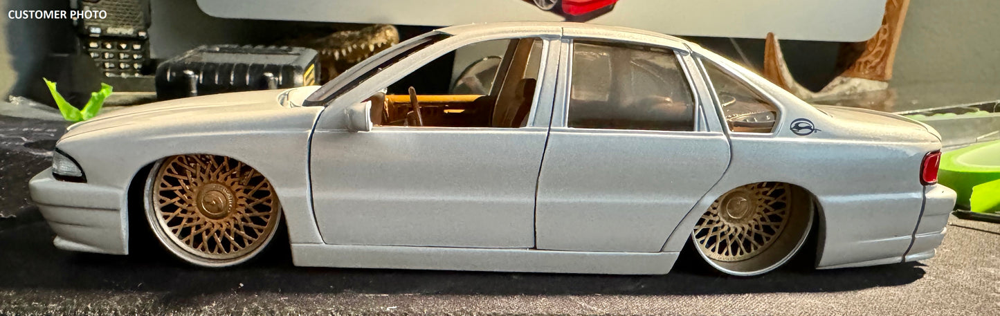 1/25 Scale - TMP D072 Forgi Tessuto in 26"-30" Donk, Box, Bubble, Caprice, Impala