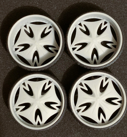 1/25 Scale - DUB BIG CHIPS (non-spinner) in 26"-30" Donk, Big Rims, Box Chevy, G-Body