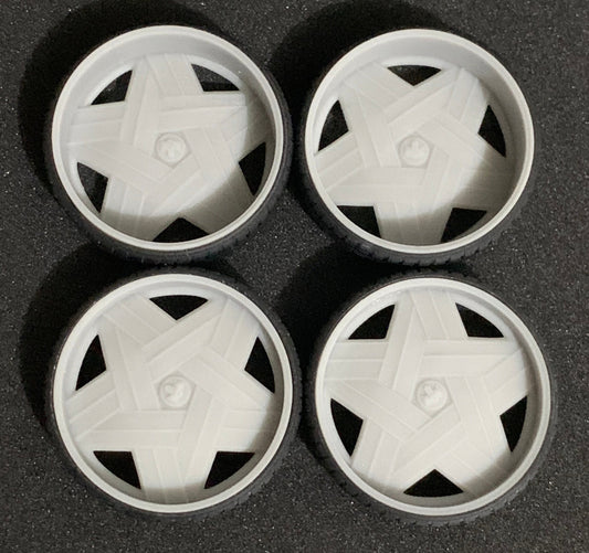 1/25 Scale - DUB CROWN (non-spinner) in 26"-30" Donk, Big Rims, Box Chevy, G-Body