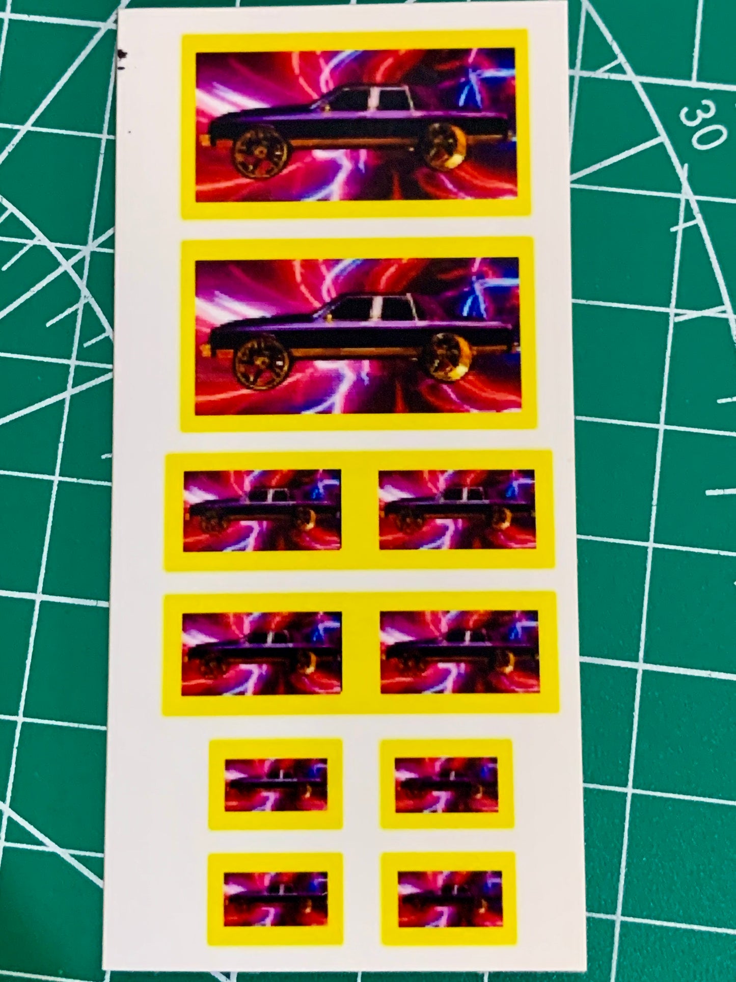 1/25 Scale - TMP Screen Stickers #007 - Fits all 3 screen sizes