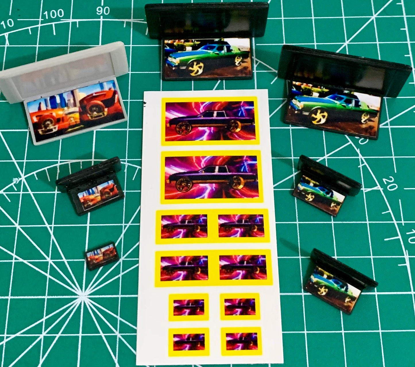 1/25 Scale - TMP Screen Stickers #007 - Fits all 3 screen sizes