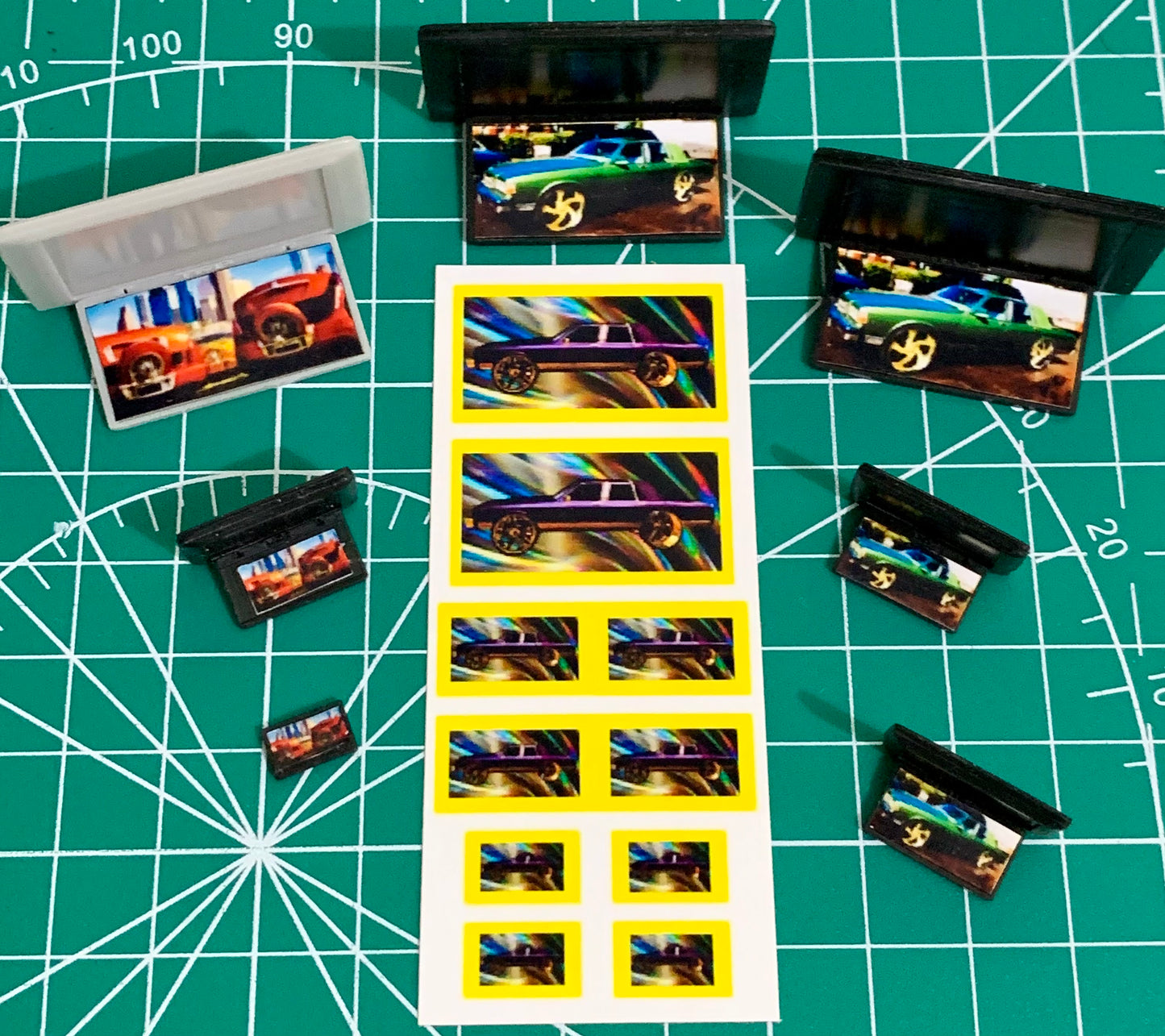 1/25 Scale - TMP Screen Stickers #006 - Fits all 3 screen sizes