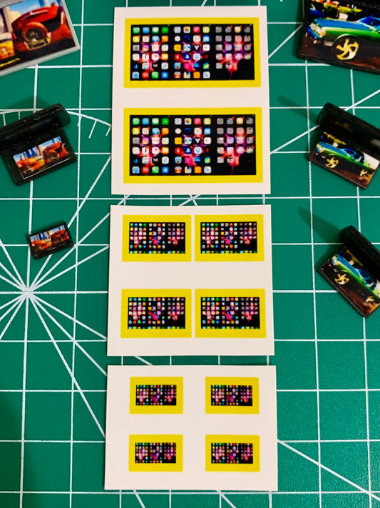 1/25 Scale - TMP Screen Stickers #004 - Fits all 3 screen sizes