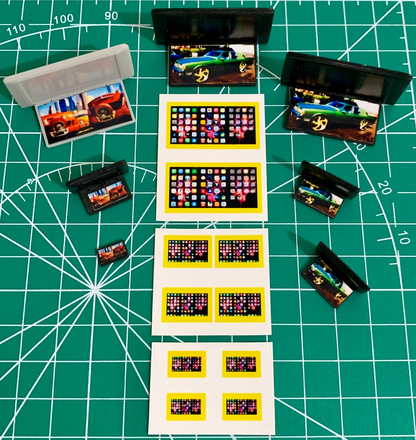 1/25 Scale - TMP Screen Stickers #004 - Fits all 3 screen sizes