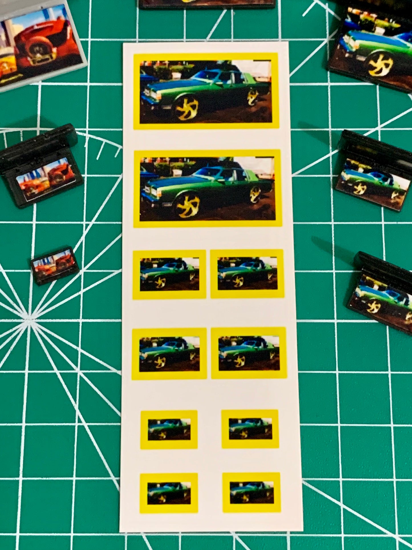 1/25 Scale - TMP Screen Stickers #002 - Fits all 3 screen sizes
