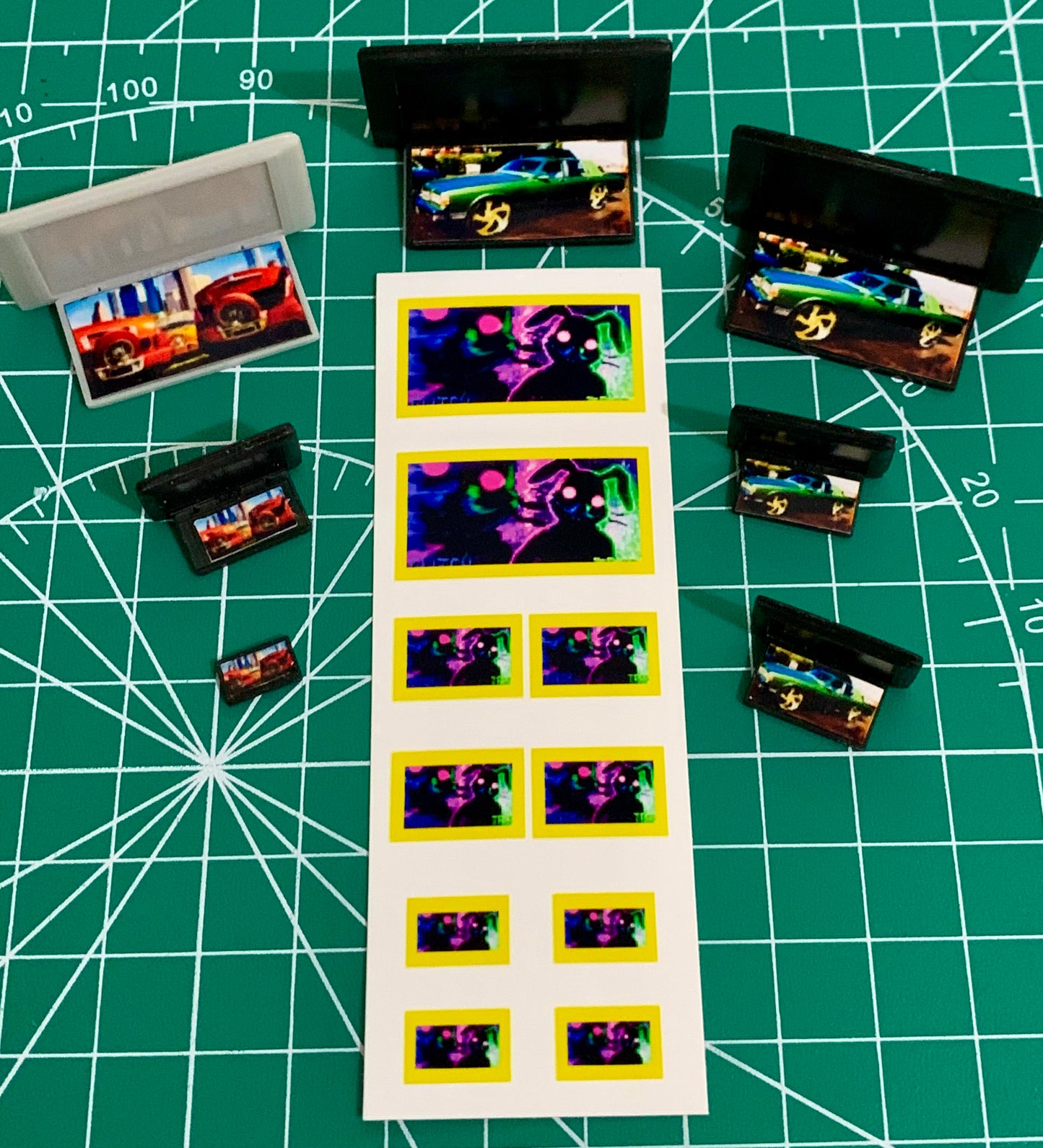 1/25 Scale - TMP Screen Stickers #001 - Fits all 3 screen sizes