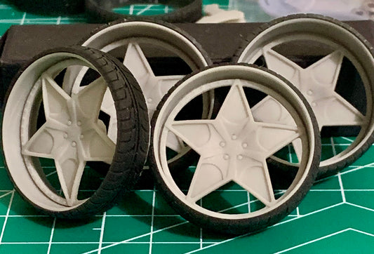 1/25 Scale - AMAN! NAVARO - in 26"-30" Donk, Big Rims, Box Chevy, G-Body