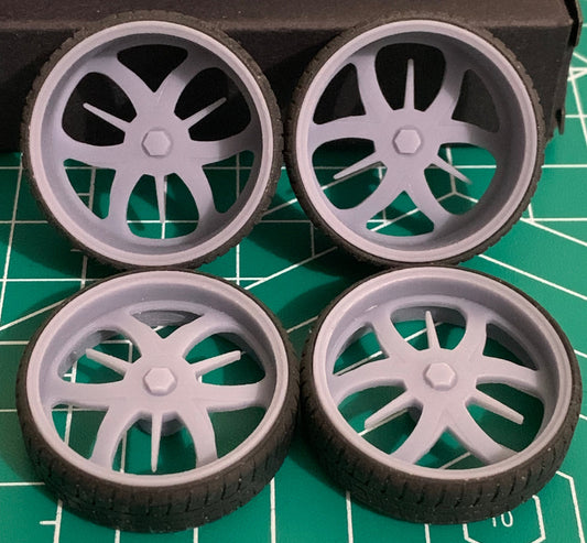 1/25 Scale - Billet Specialties GS3D in 26"-30" Donk, Big Rims, Box Chevy, G-Body