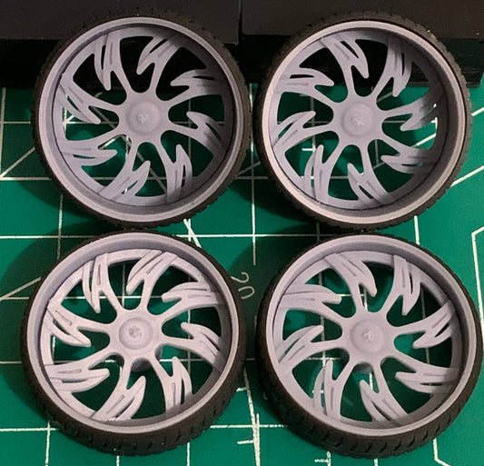 1/25 Scale - HB SYTHE - in 26"-36" Donk, Big Rims, Box Chevy, G-Body