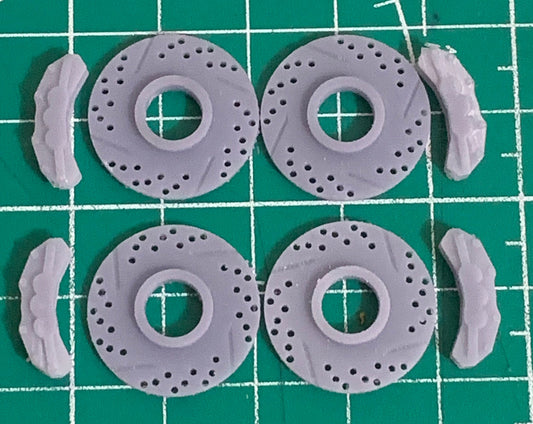 1/25 & 1/24 Scale - Big Rim Disc Brake Set