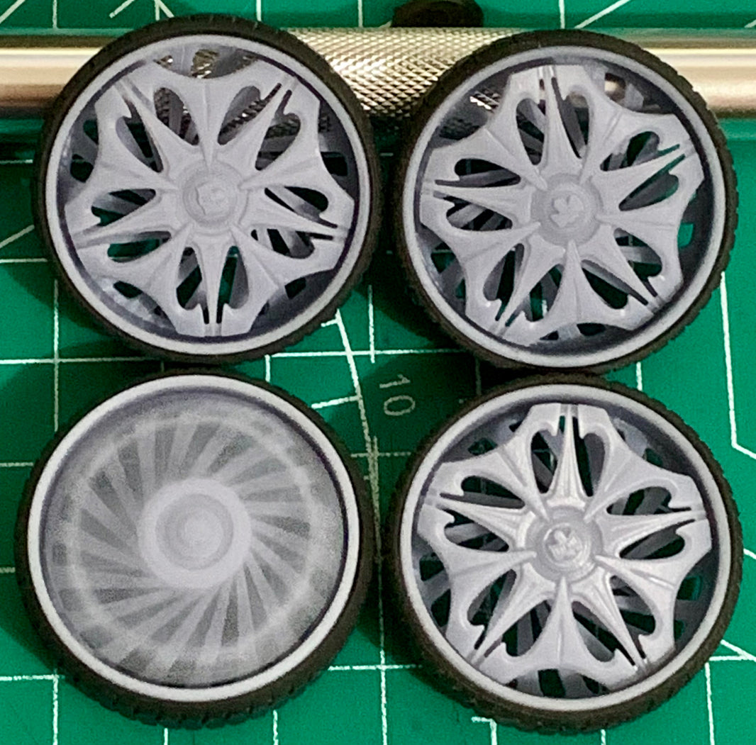 1/25 Scale Spinner & Floater Rims – THE MODEL PLUG