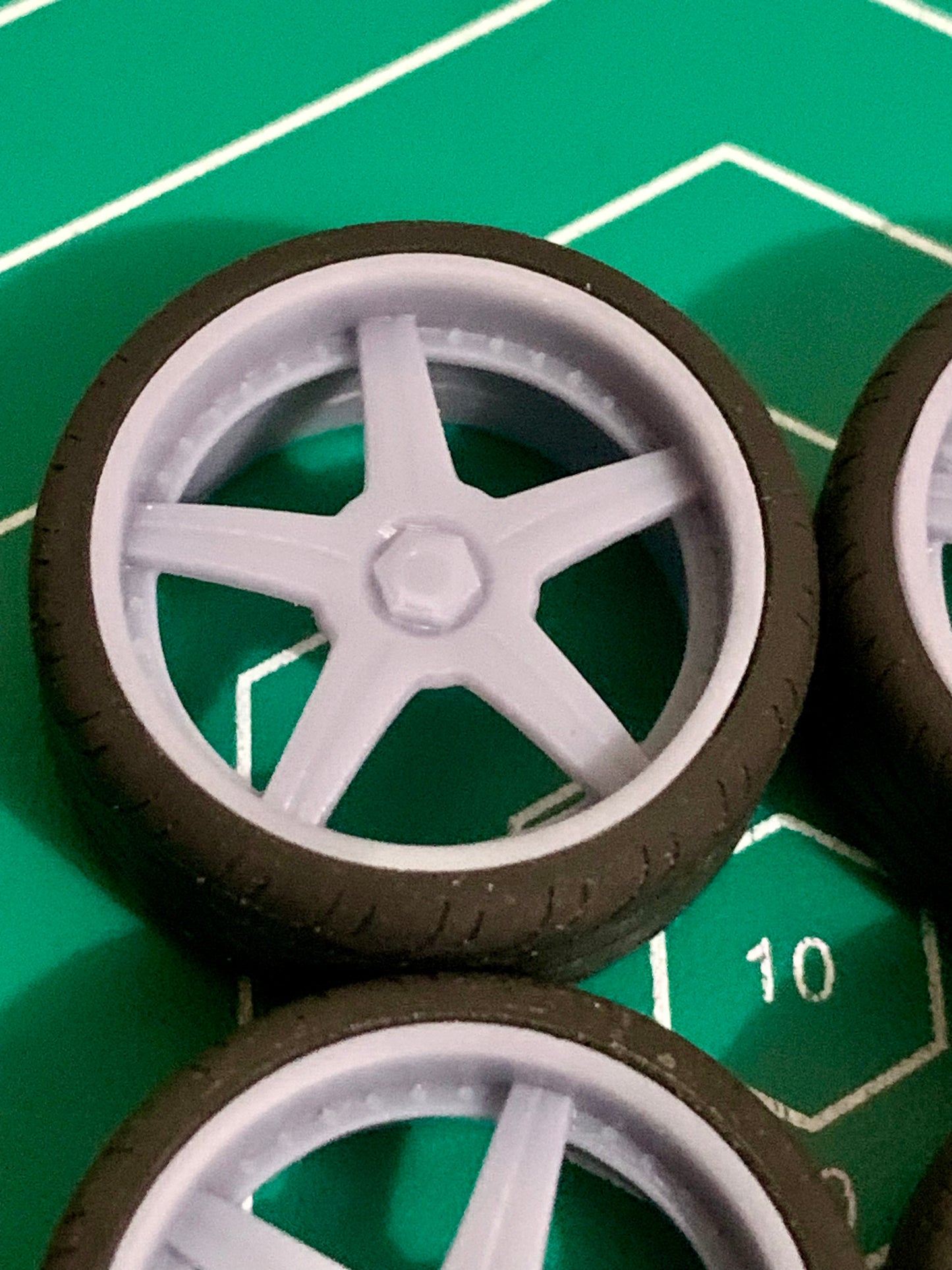 1/25 Scale - Racing Hart M5 Rims from Brian's Supra from F&F1 - 19"x8.5"Front / 19"x10"Rear