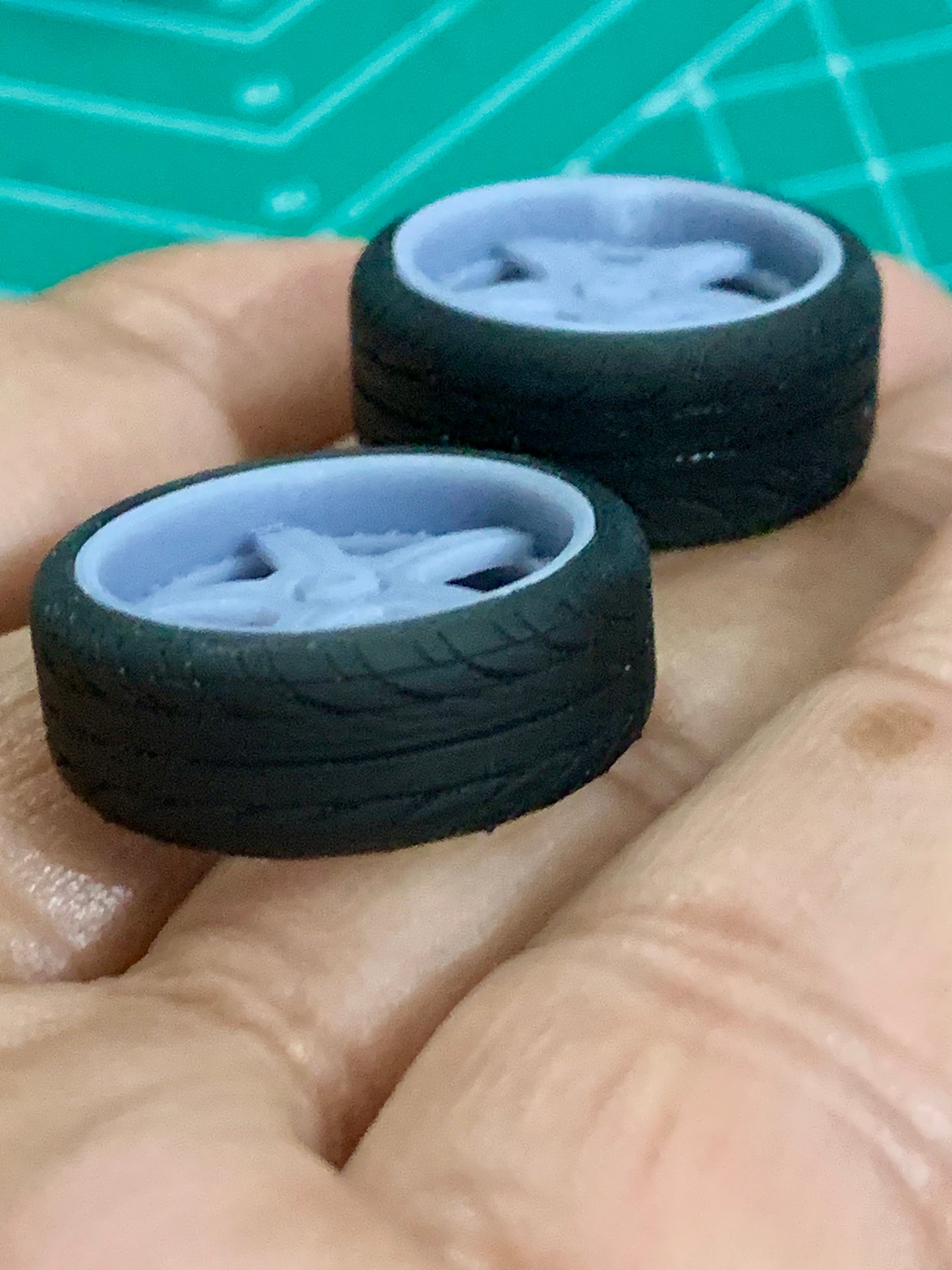 1/25 Scale - Racing Hart M5 Rims from Brian's Supra from F&F1 - 19"x8.5"Front / 19"x10"Rear