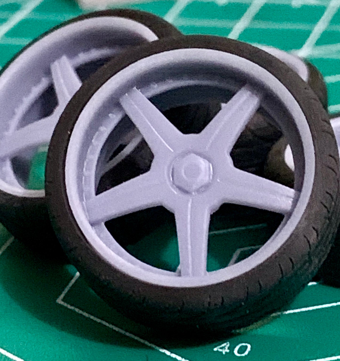 1/25 Scale - Racing Hart M5 Rims from Brian's Supra from F&F1 - 19"x8.5"Front / 19"x10"Rear