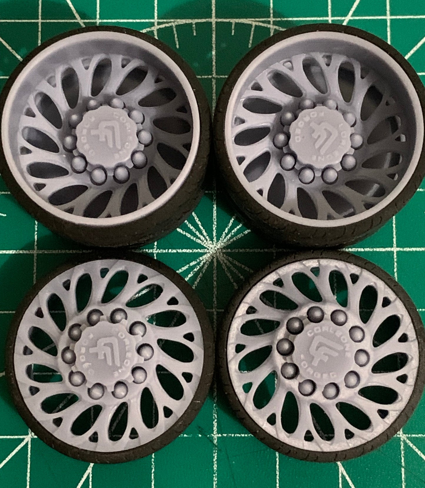 1/25 Scale - CORLEONE NERO in 26"-32" (Multi-Piece) Dually Truck Rims