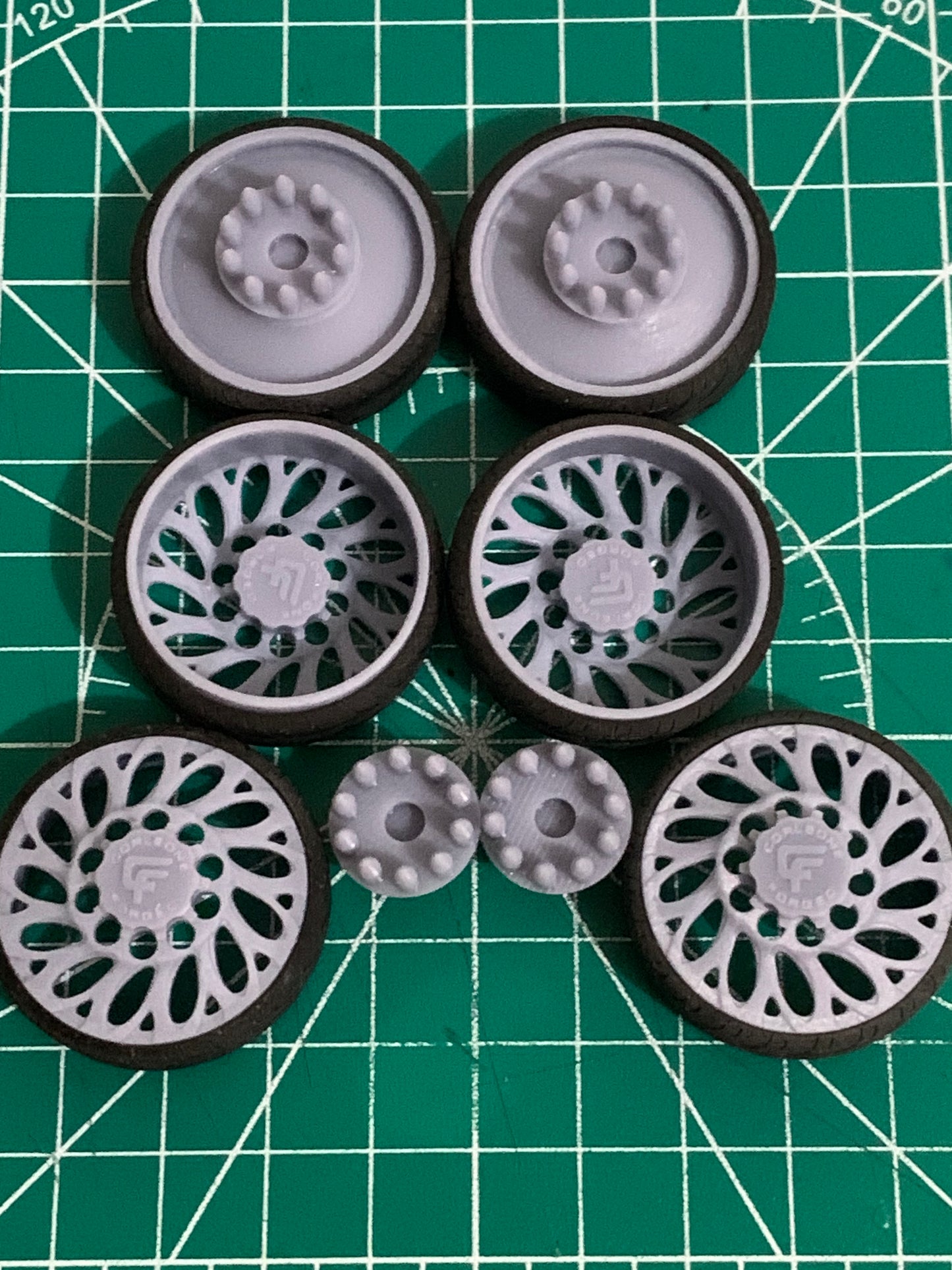 1/25 Scale - CORLEONE NERO in 26"-32" (Multi-Piece) Dually Truck Rims