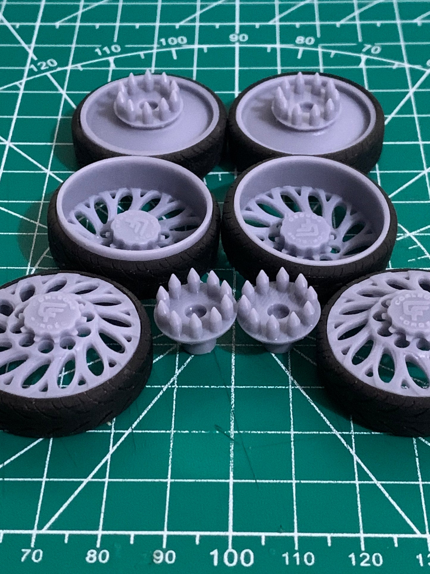 1/25 Scale - CORLEONE NERO in 26"-32" (Multi-Piece) Dually Truck Rims