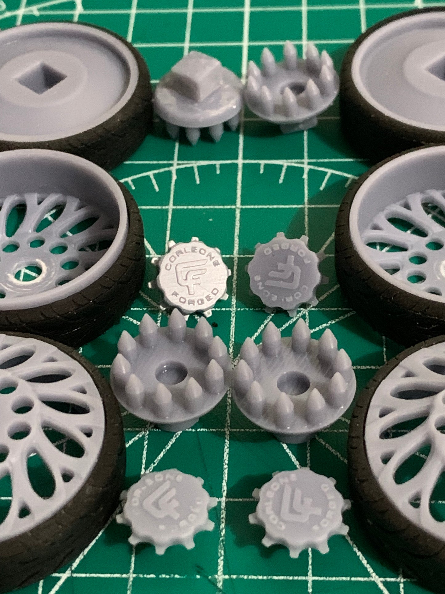 1/25 Scale - CORLEONE NERO in 26"-32" (Multi-Piece) Dually Truck Rims