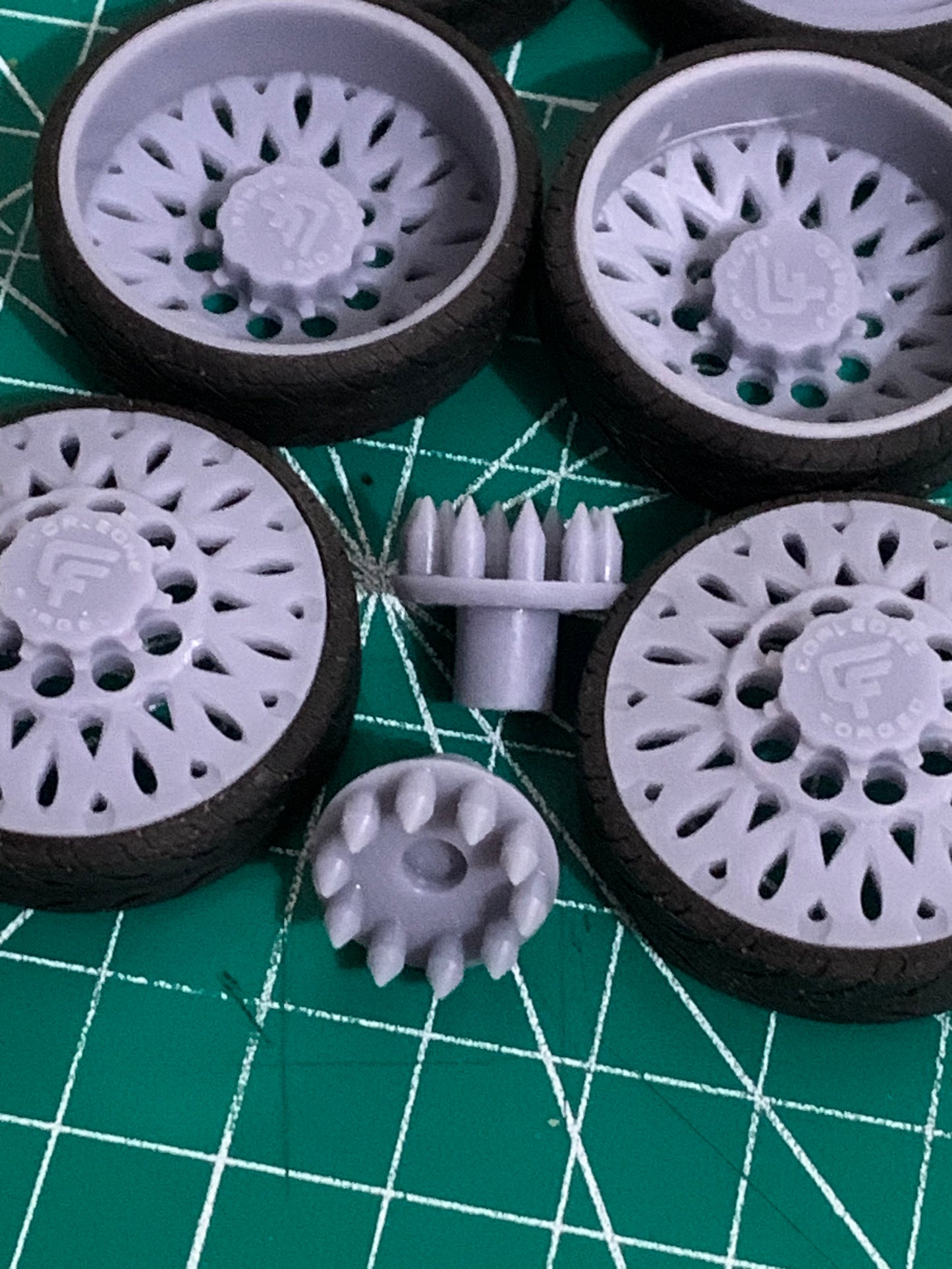 1/25 Scale - CORLEONE NERO V2 in 26"-32" (Multi-Piece) Dually Truck Rims