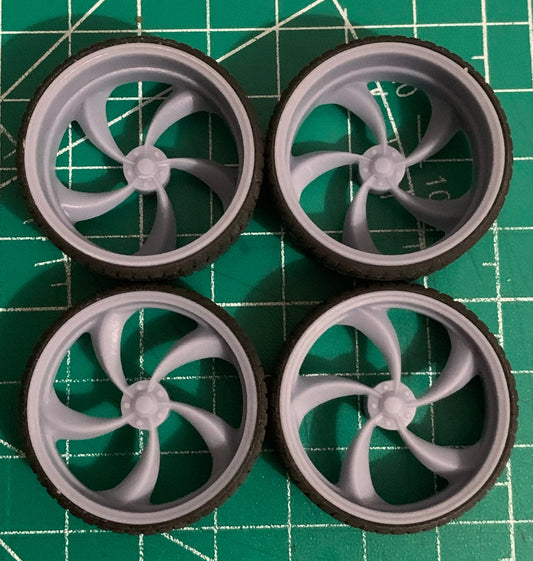 1/25 Scale - Billet Specialties SLC75 in 26"-30" Donk, Big Rims, Box Chevy, G-Body