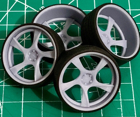 1/25 Scale - HRE 792RS - in 26"-36" Donk, Big Rims, Box Chevy, G-Body
