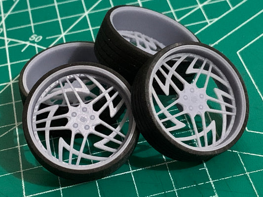 1/25 Scale - HB OMNI - in 26"-36" Donk, Big Rims, Box Chevy, G-Body