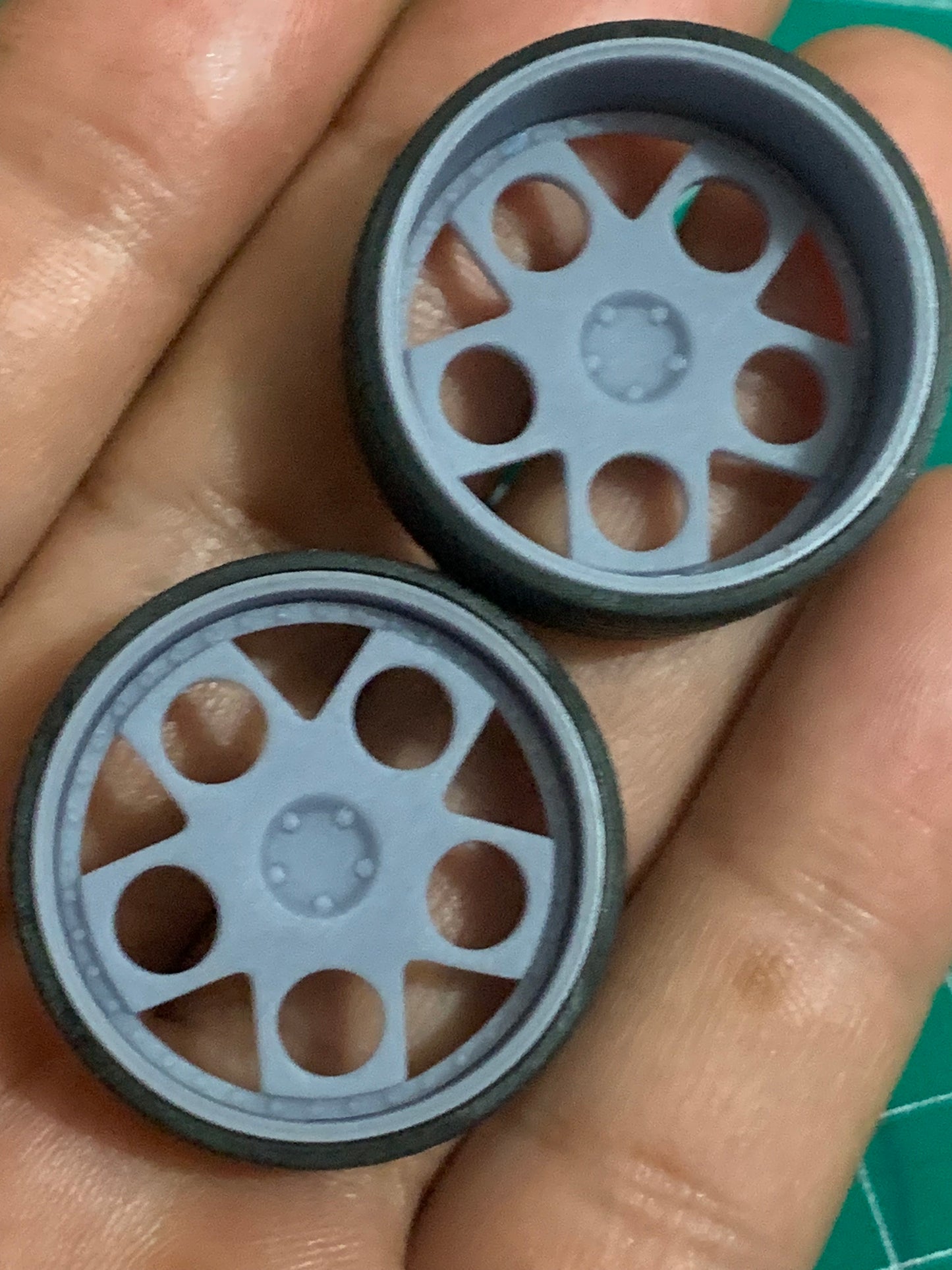 1/25 Scale - HRE 454V2 Vintage Series - in 24"-36" Donk, Big Rims, Box Chevy, G-Body