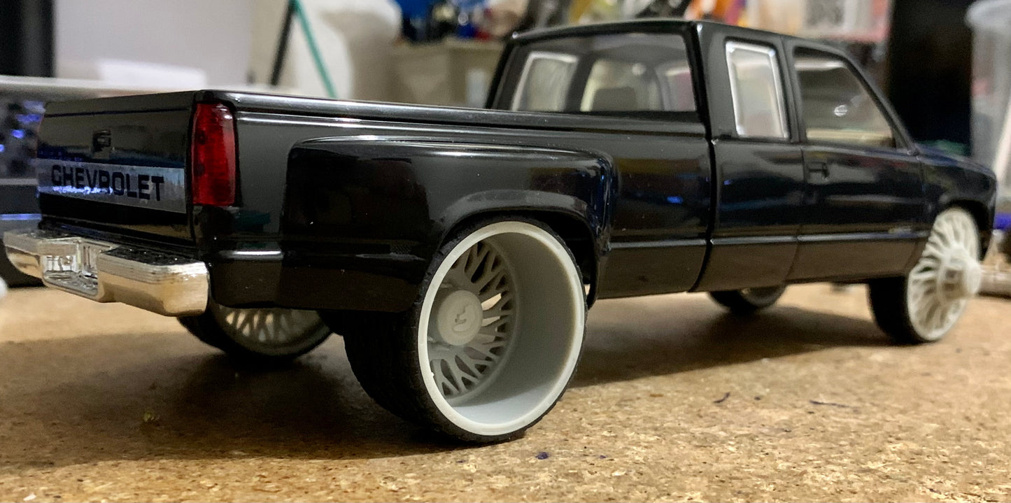 1/25 Scale - FORGI BIA-FORCA in 26", 28" & 32" Custom Dually Truck Rims