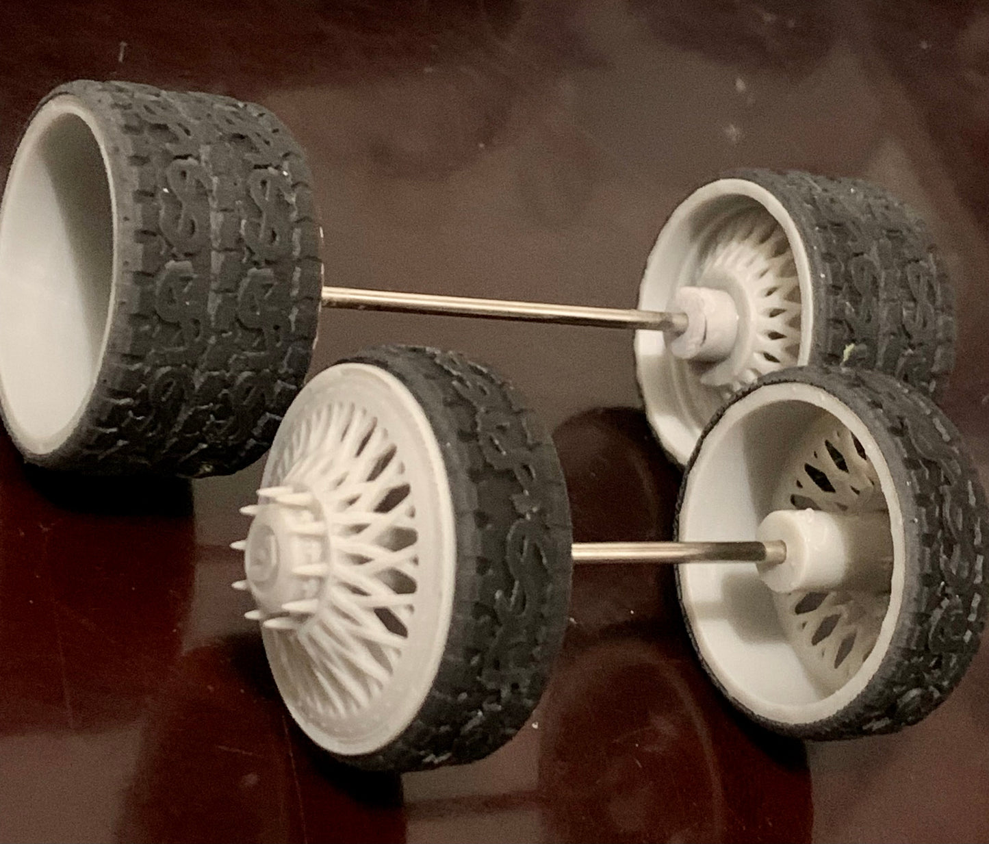 1/25 Scale - FORGIATO TESSUTO - 32" Dually Truck Rims