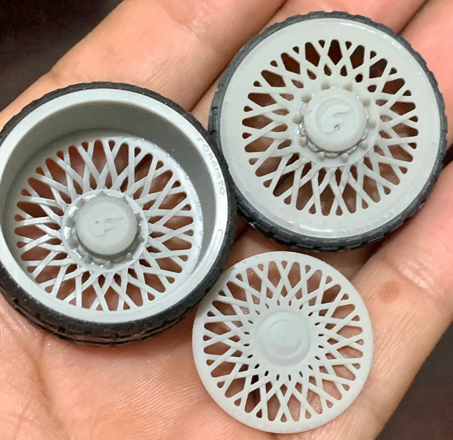 1/25 Scale - FORGIATO TESSUTO - 32" Dually Truck Rims