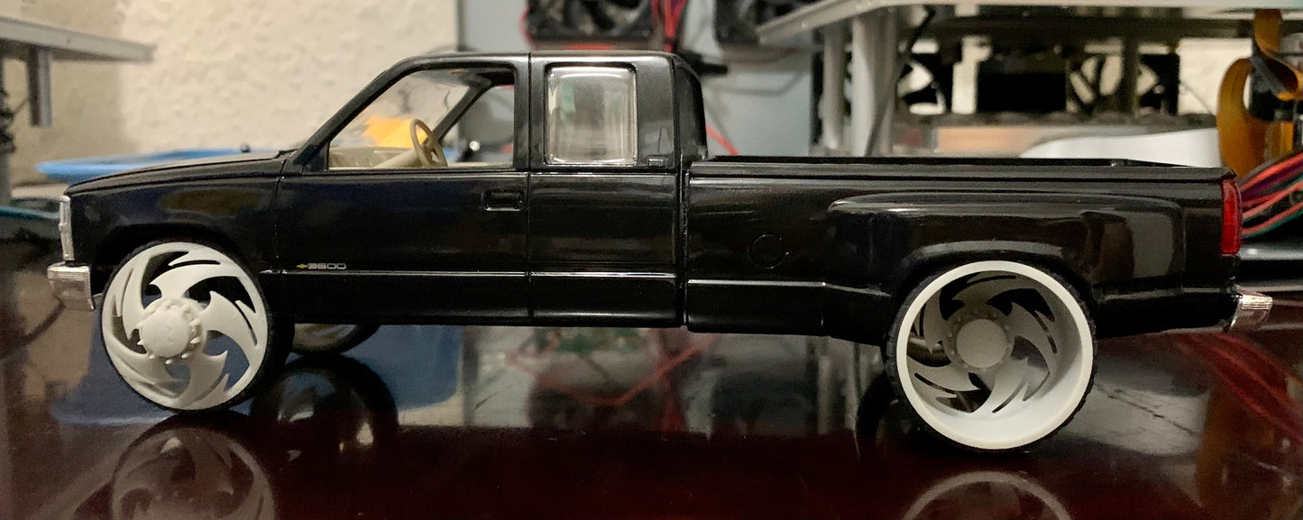 1/25 Scale - TMP D066d Rucci Ganja in 32" - Dually Truck Rims