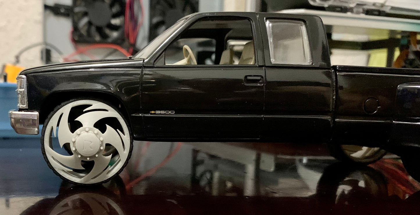 1/25 Scale - TMP D066d Rucci Ganja in 32" - Dually Truck Rims