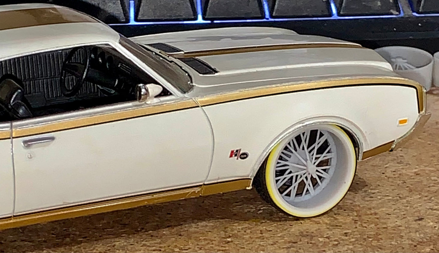 1/25 Scale - TMP RWD POKES in 22" Slab, Elbows, Swanga, Vogue
