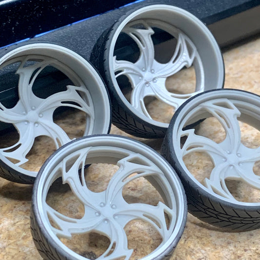1/25 Scale - TMP D119 Custom in 26"-30" Donk, Big Rims, Box Chevy, G-Body