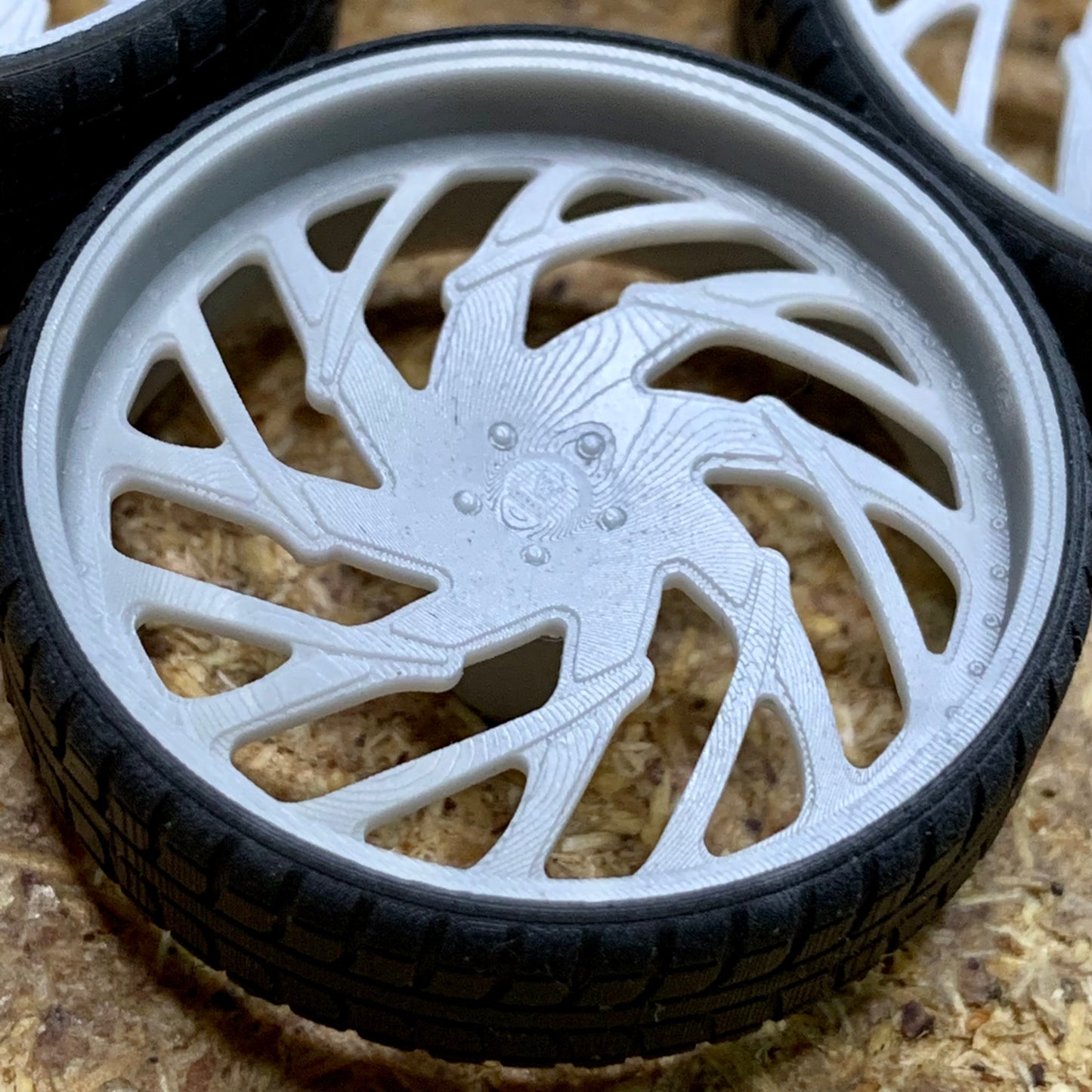 1/25 Scale - ASANT! AF864 - D142 in 26"-36" Donk, Big Rims, Box Chevy, G-Body