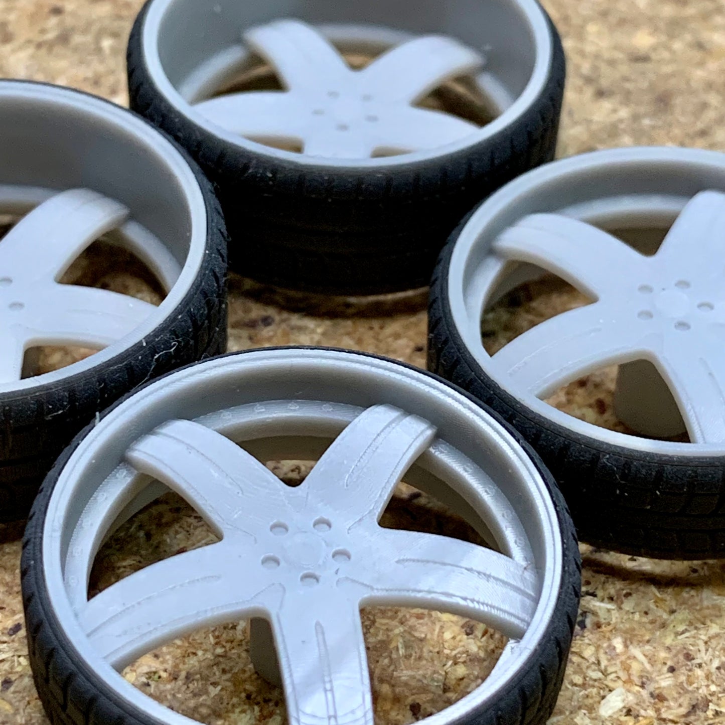1/25 Scale - ASANTI AF162 Custom - D144V2 in 26"-36" Donk, Big Rims, Box Chevy, G-Body